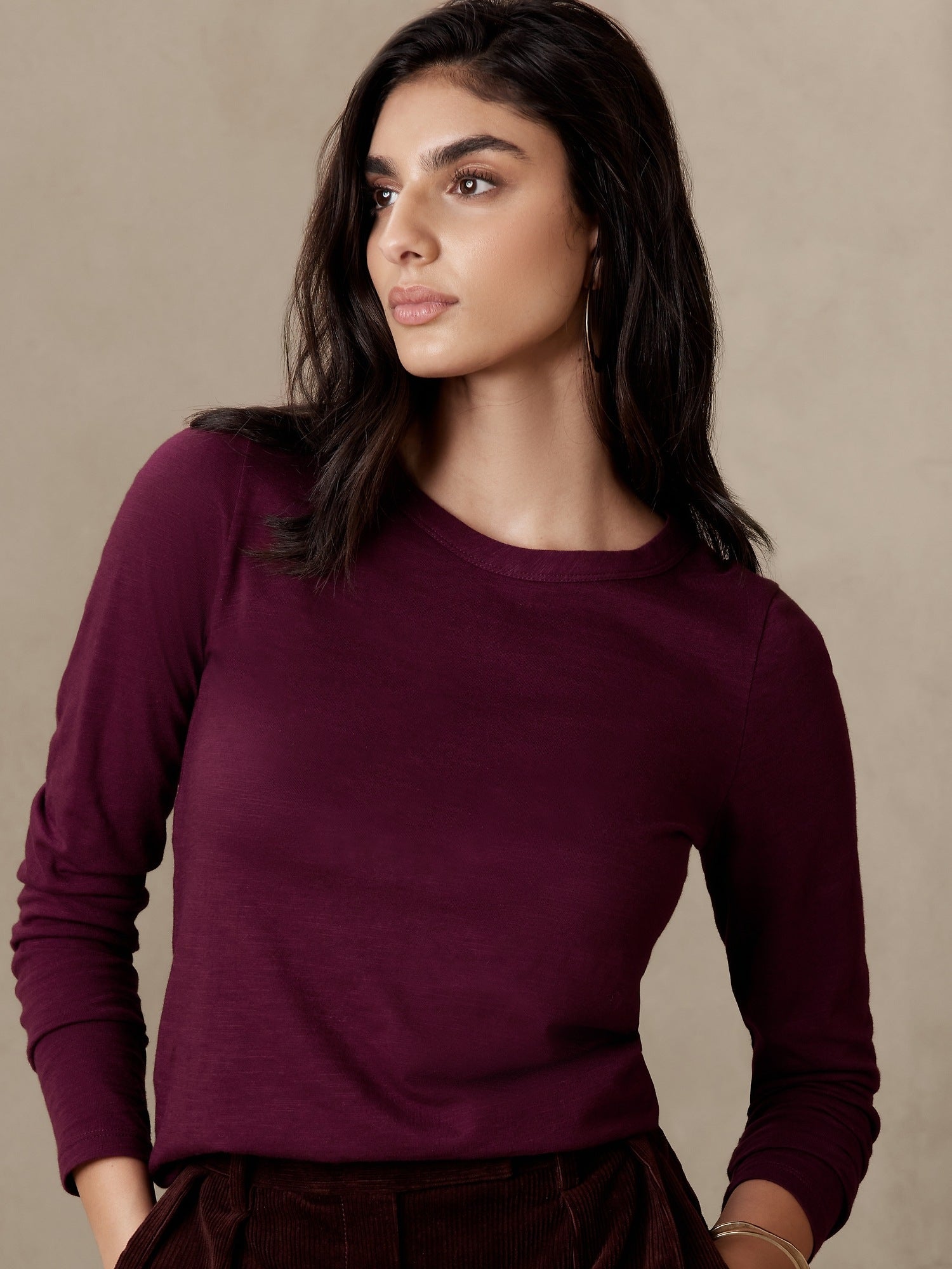 banana republic long sleeve t shirt