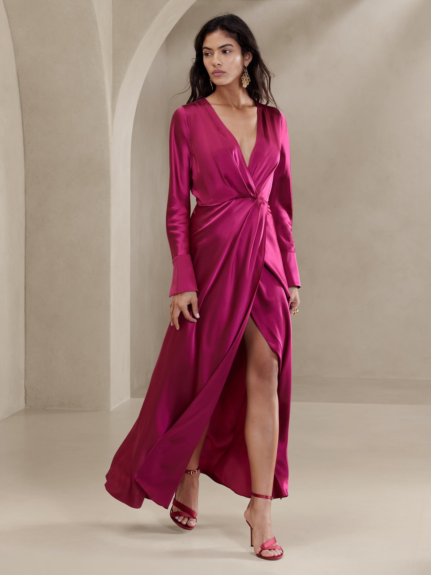 Pink republic maxi store dress