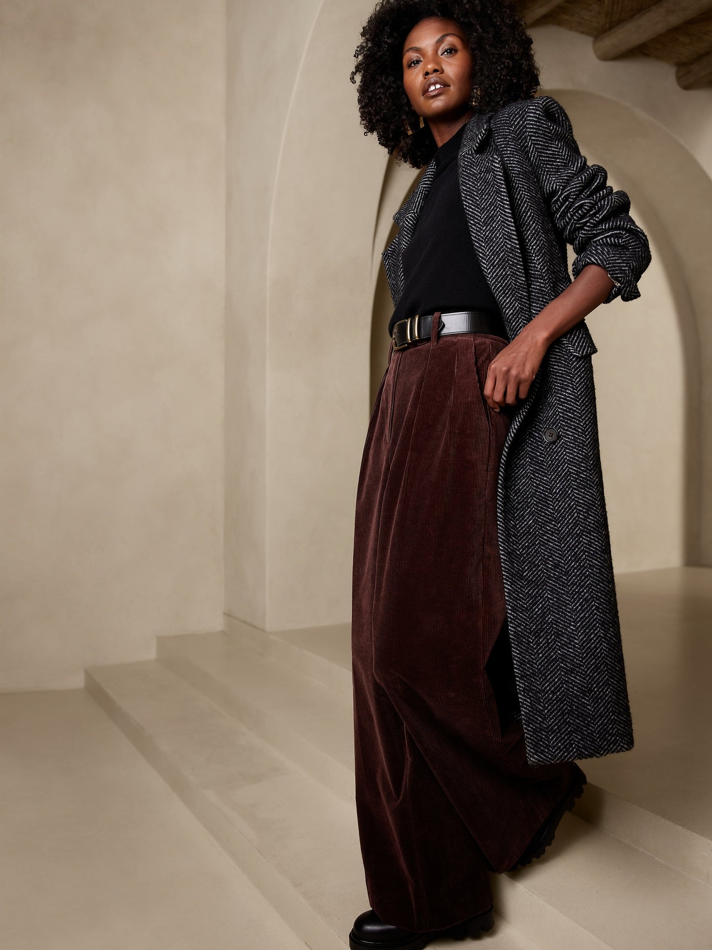 Rivoli Relaxed Corduroy Pant