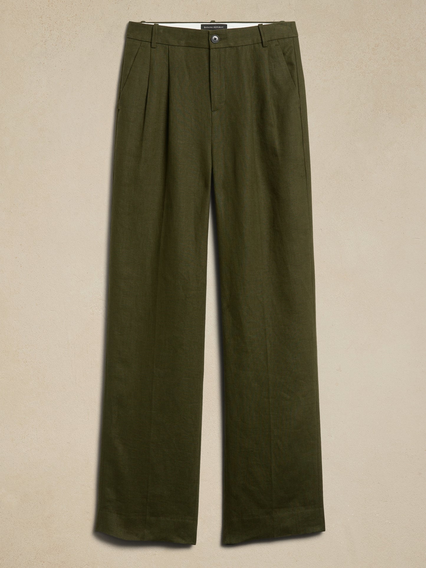 Palma Straight-Leg Linen Pant