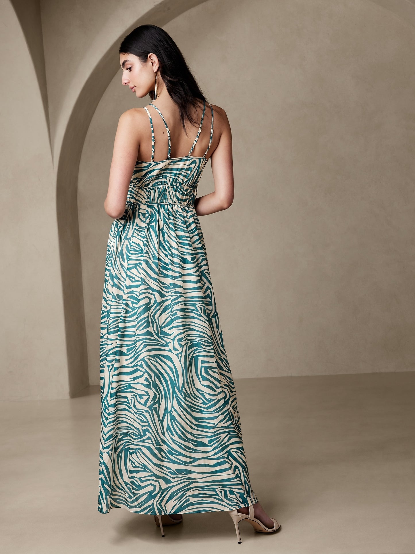 Rosalia Cotton-Silk Maxi Dress