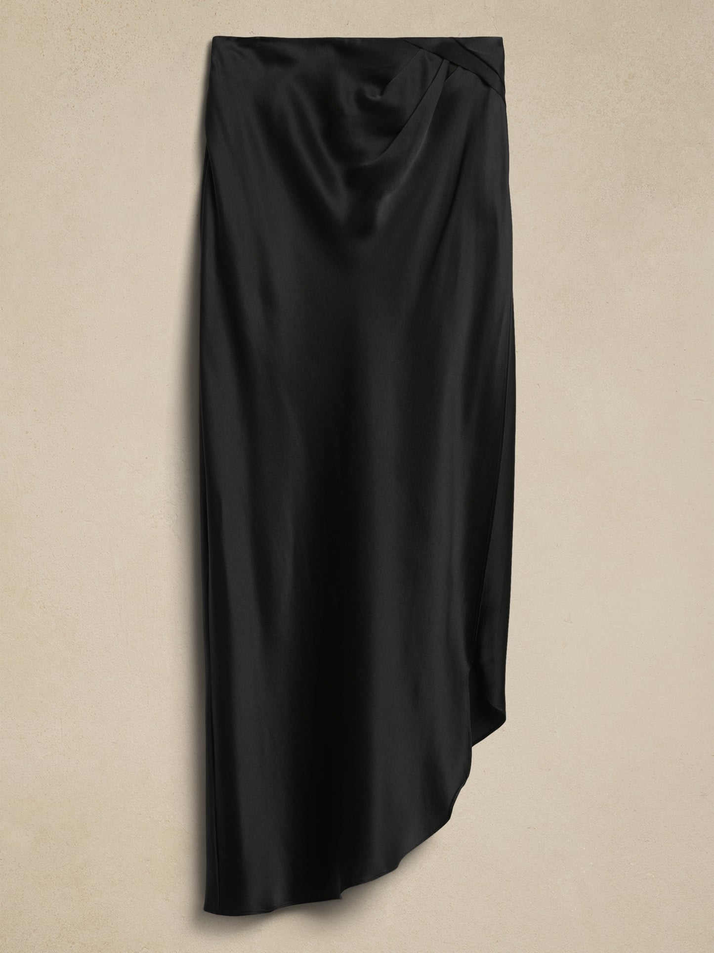 Danae Silk Draped Skirt