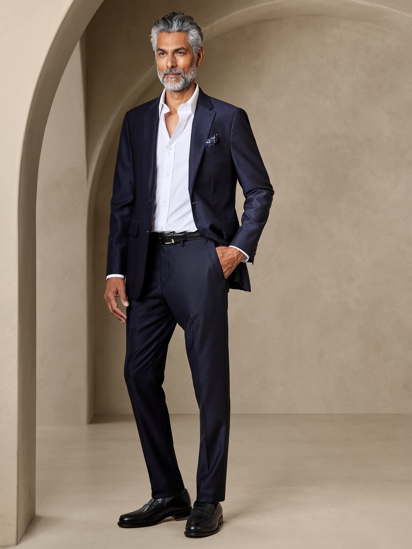 Signature Italian Hopsack Suit Pant