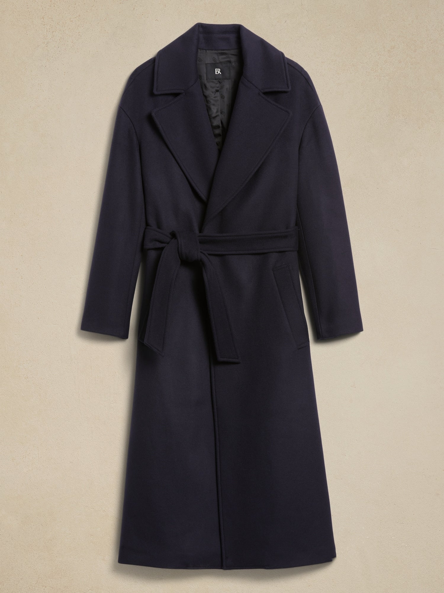 Wool cashmere cheap wrap coat