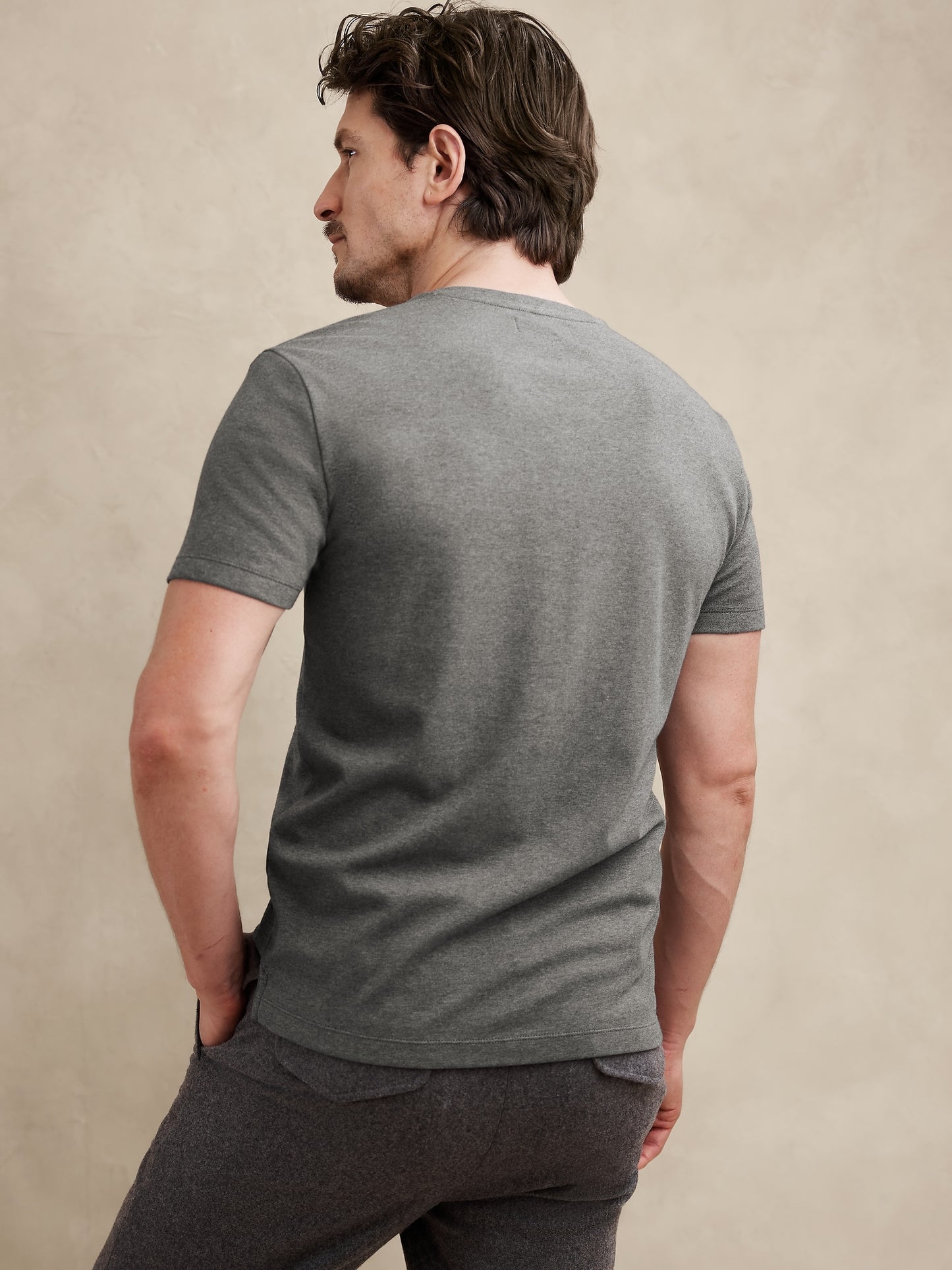 Luxury-Touch V-Neck T-Shirt