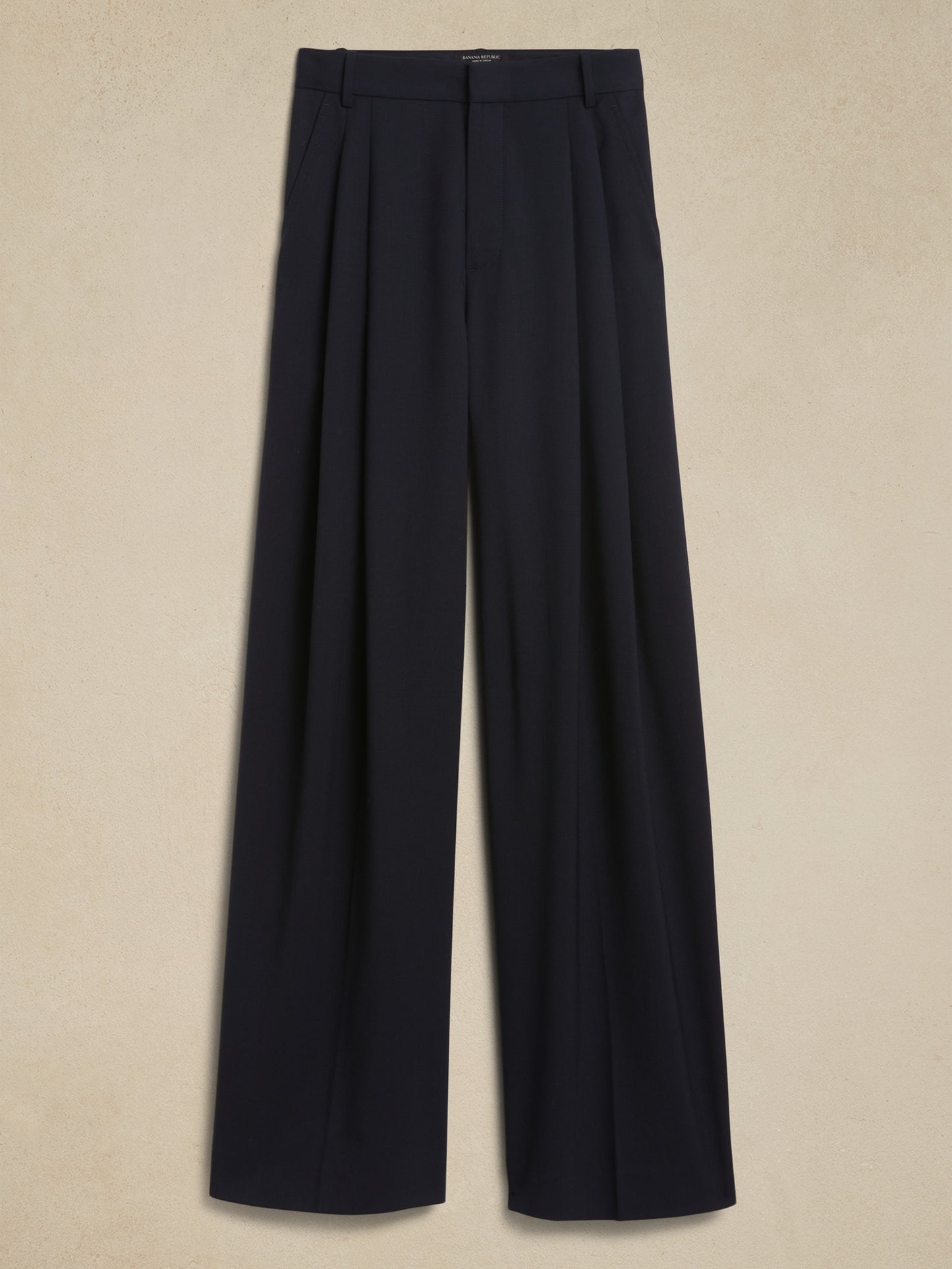 Siena Wide-Leg Italian Wool Pant