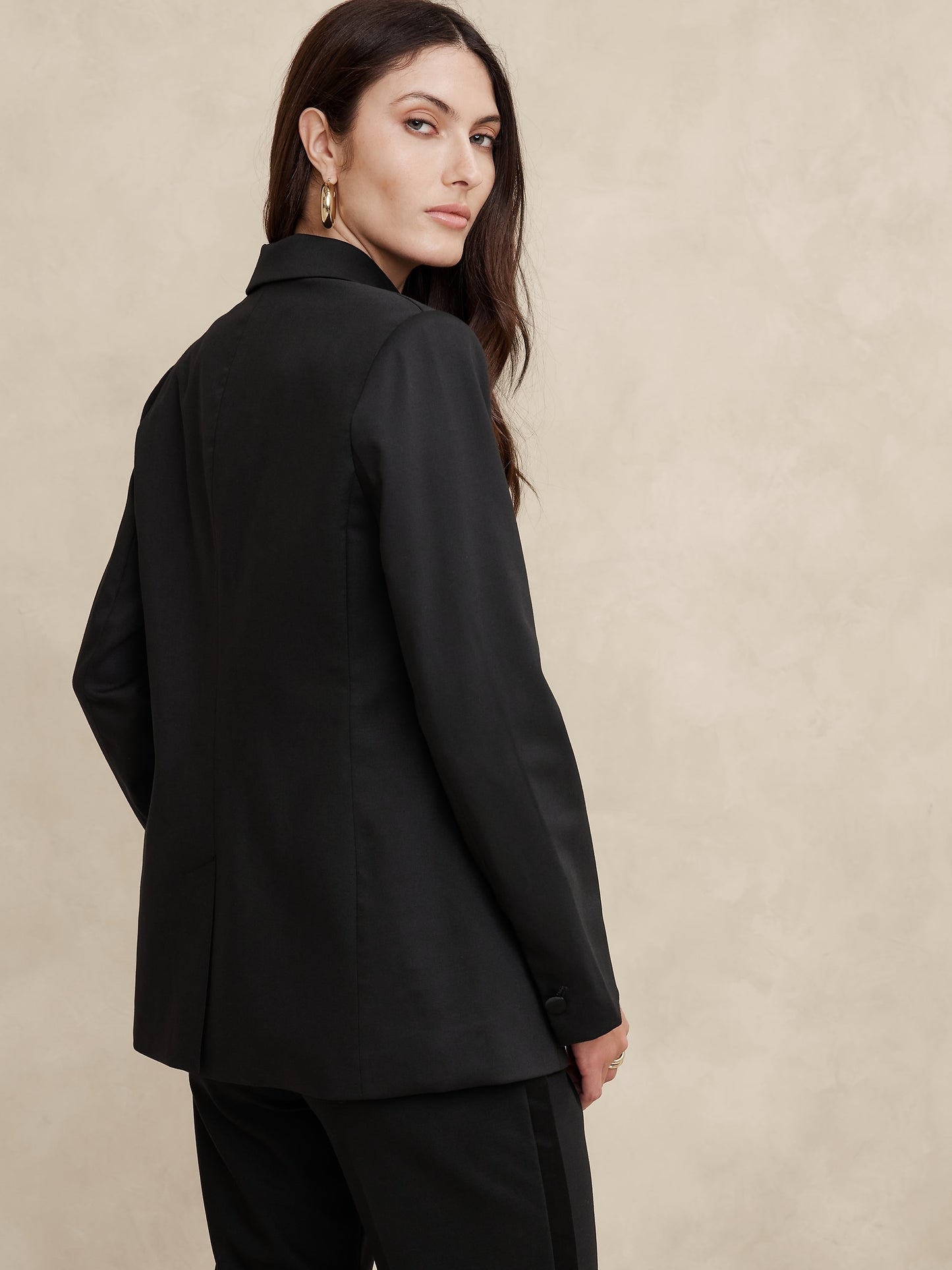 Barathea Italian Wool Tuxedo Jacket