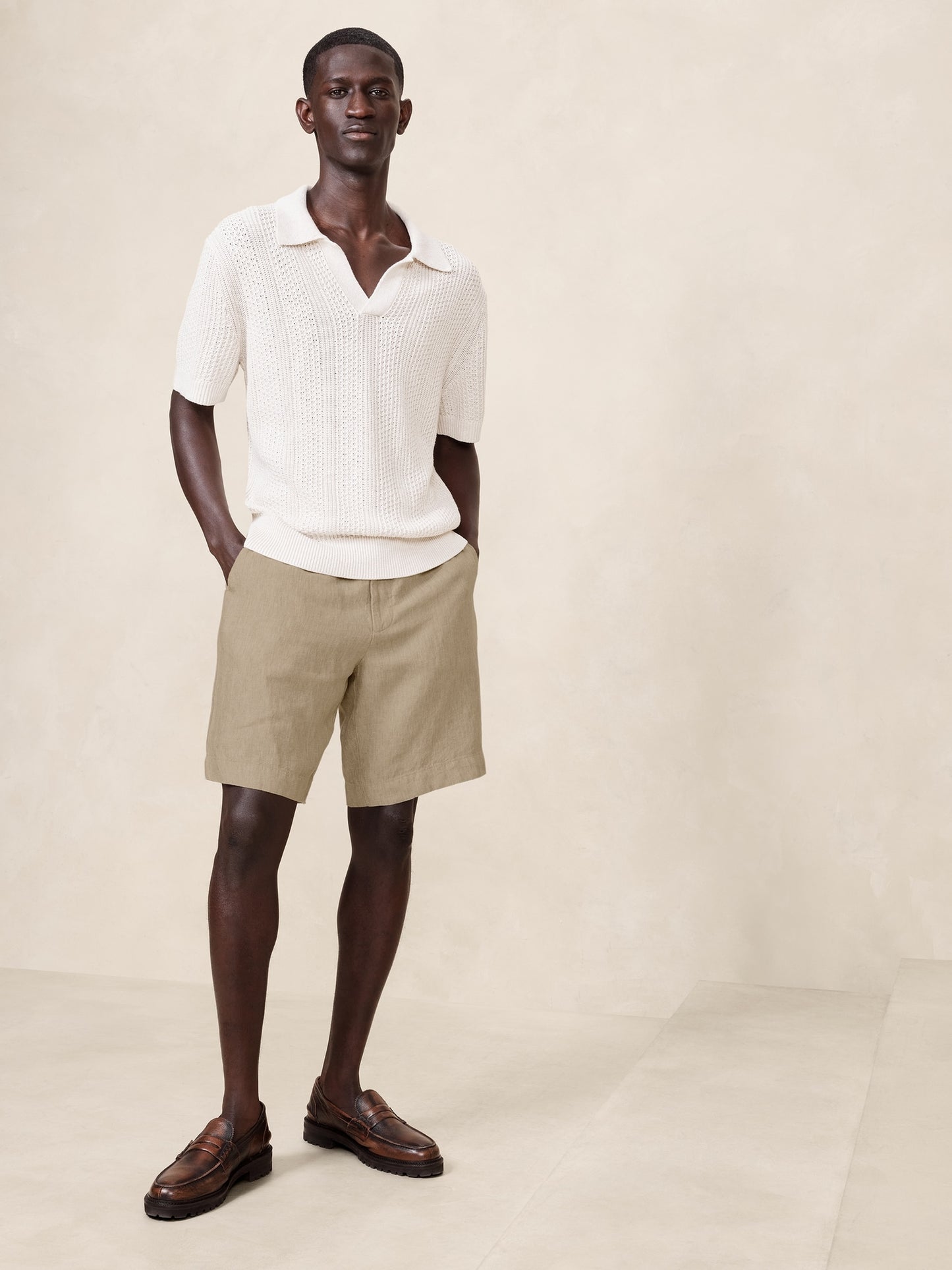 Lino 9" Linen Short