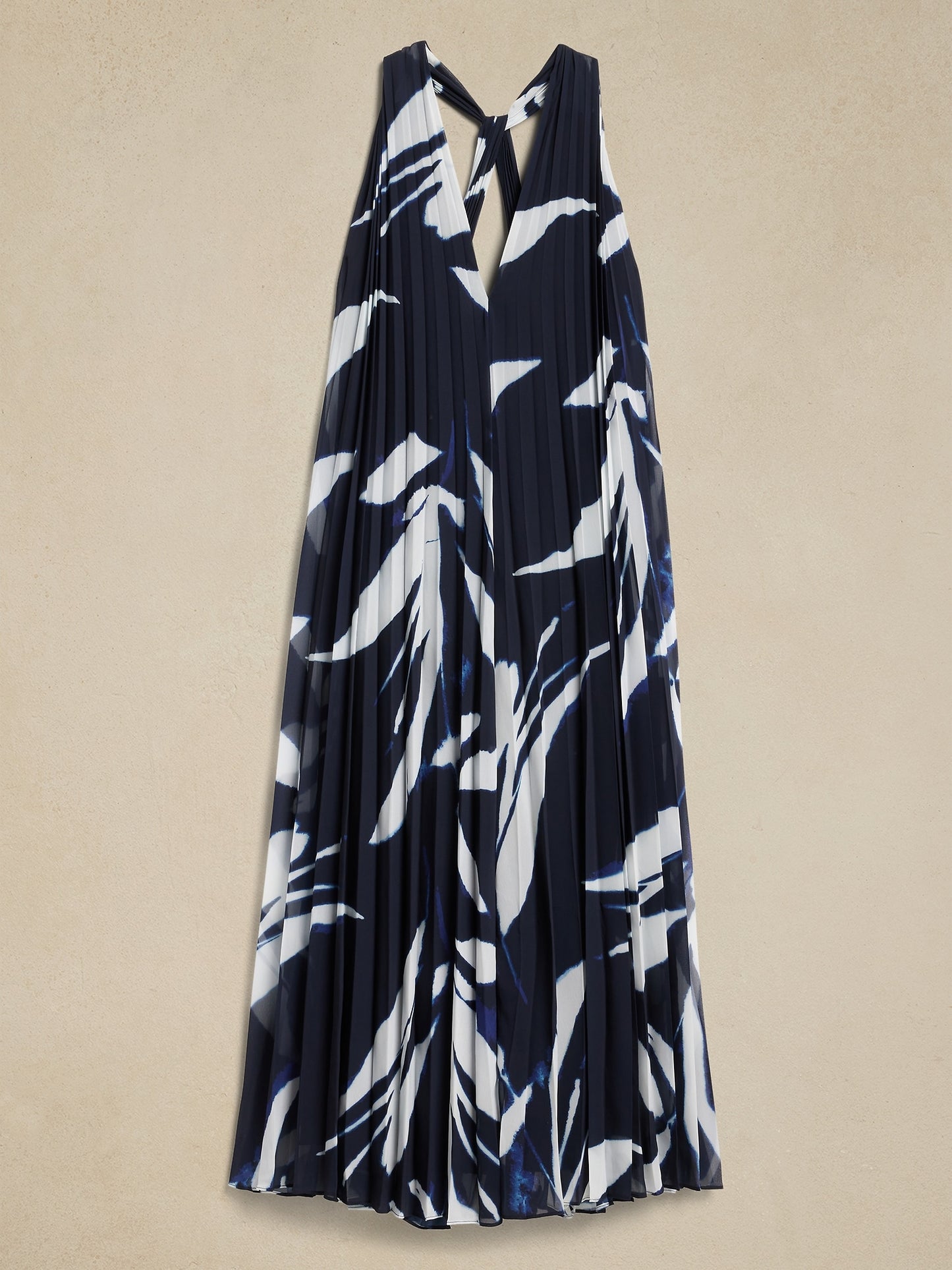 Odetta Pleated Maxi Dress