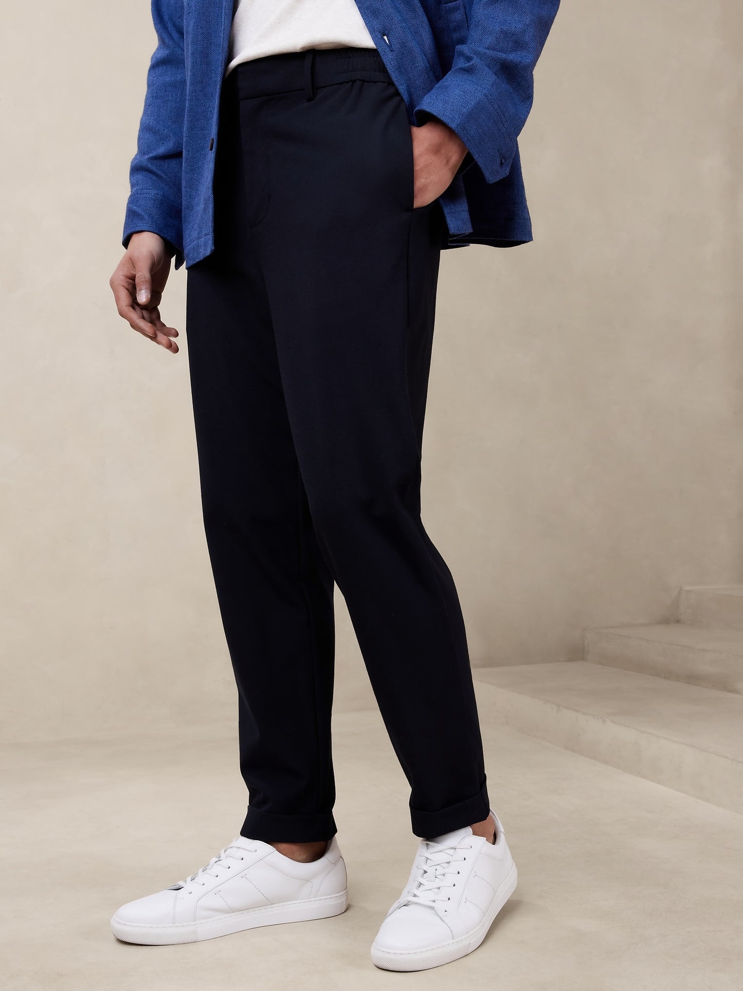 Tailored Pull-On Tapered Pant