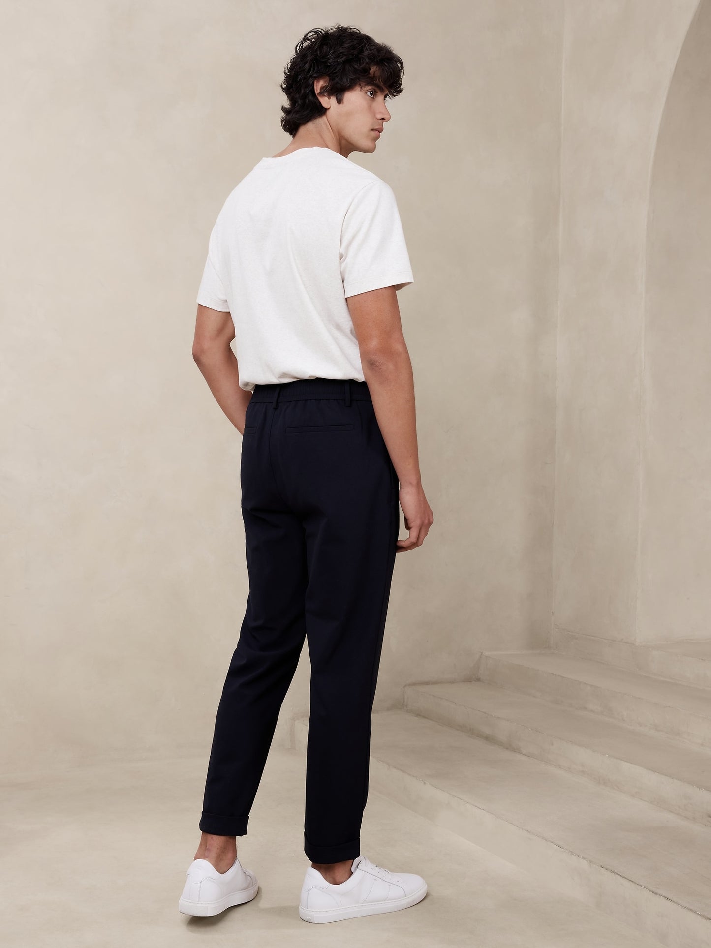 Tailored Pull-On Tapered Pant