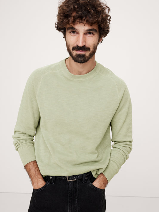 Slub Double-Knit Crew-Neck T-Shirt