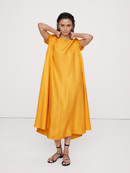 Aurelia Viscose-Hemp Maxi Dress