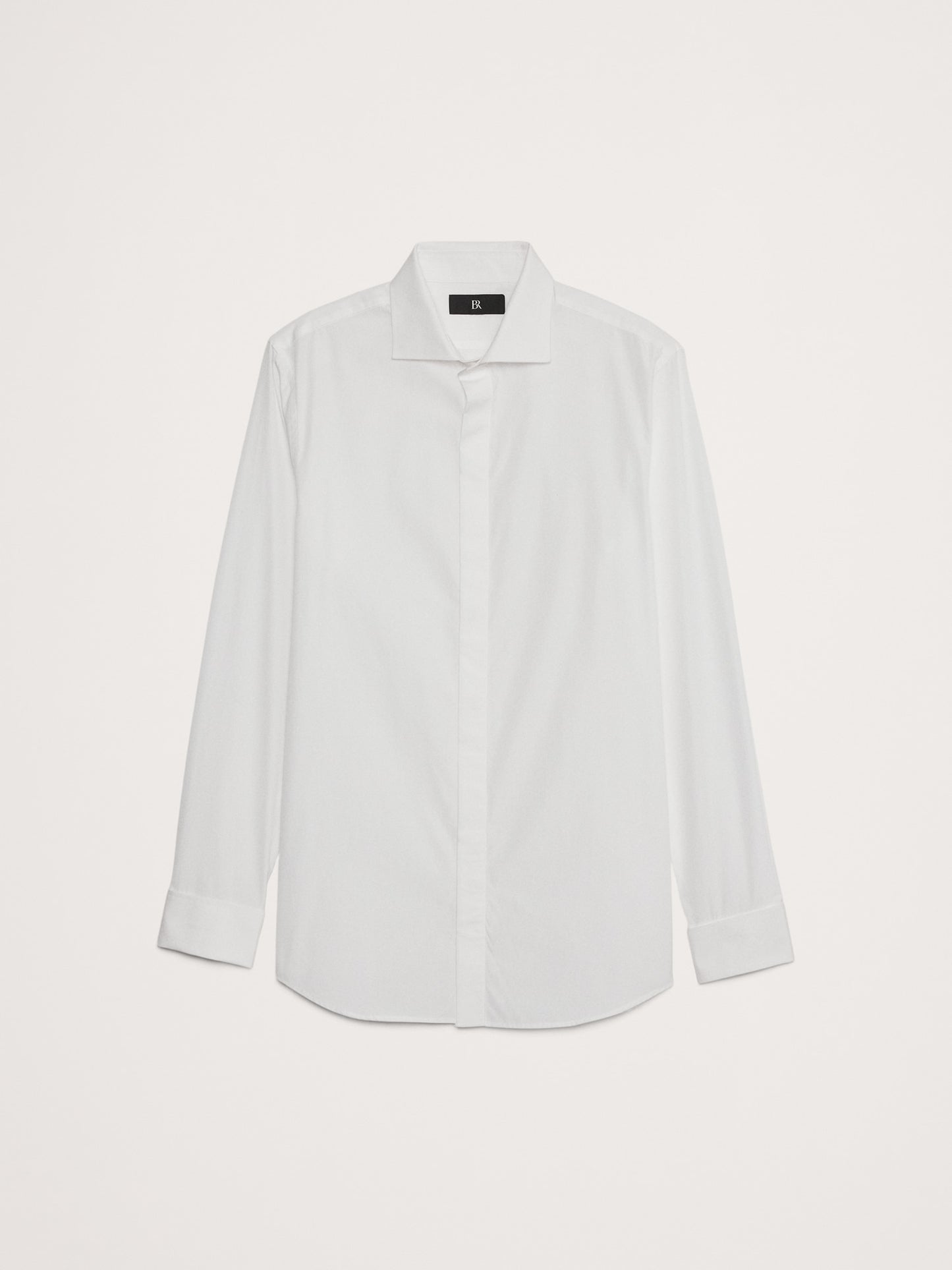 Slim-Fit Poplin Tuxedo Shirt