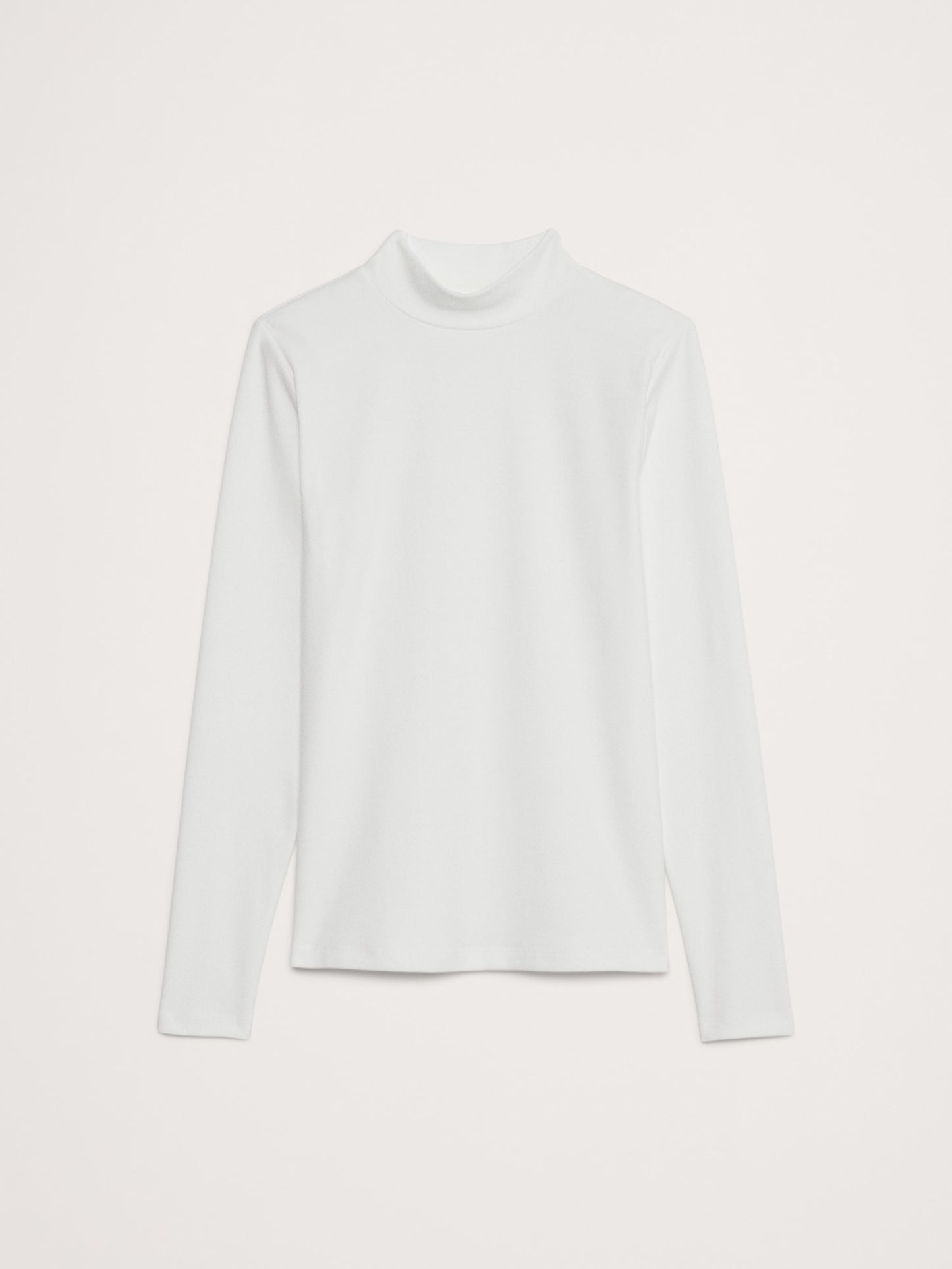 Refined Mock-Neck Top