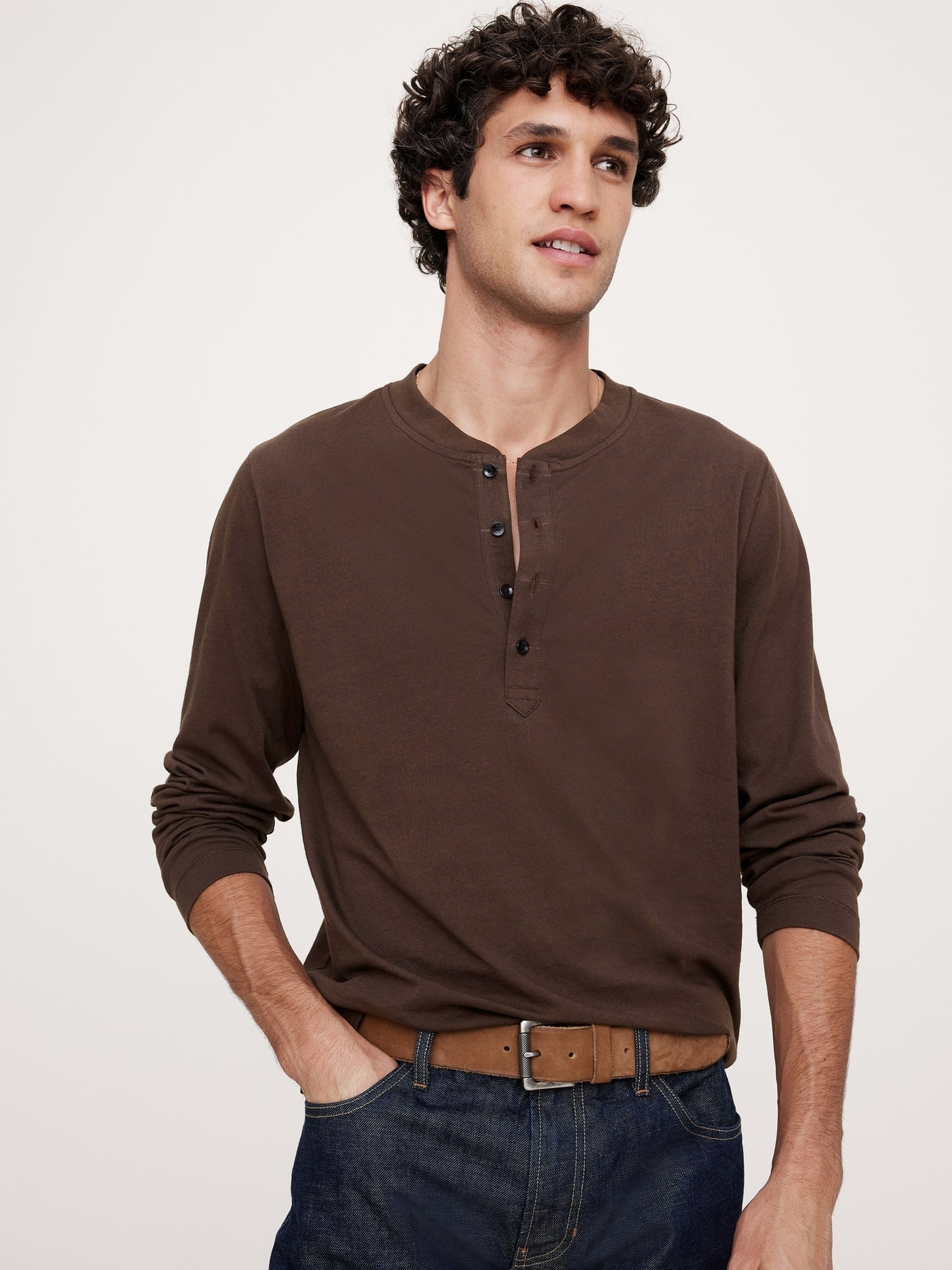 Soft Wash Henley T-Shirt