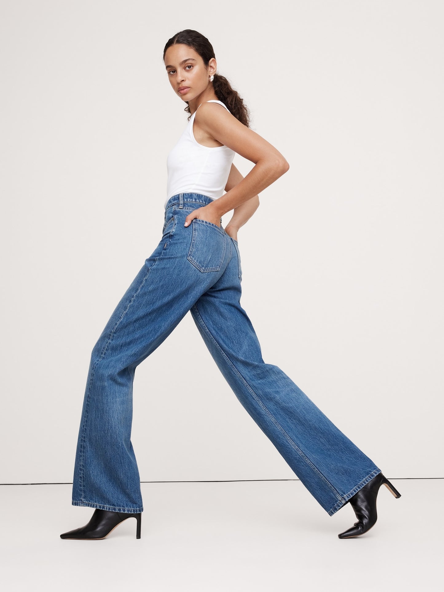 The Icon Classic Wide-Leg Jean