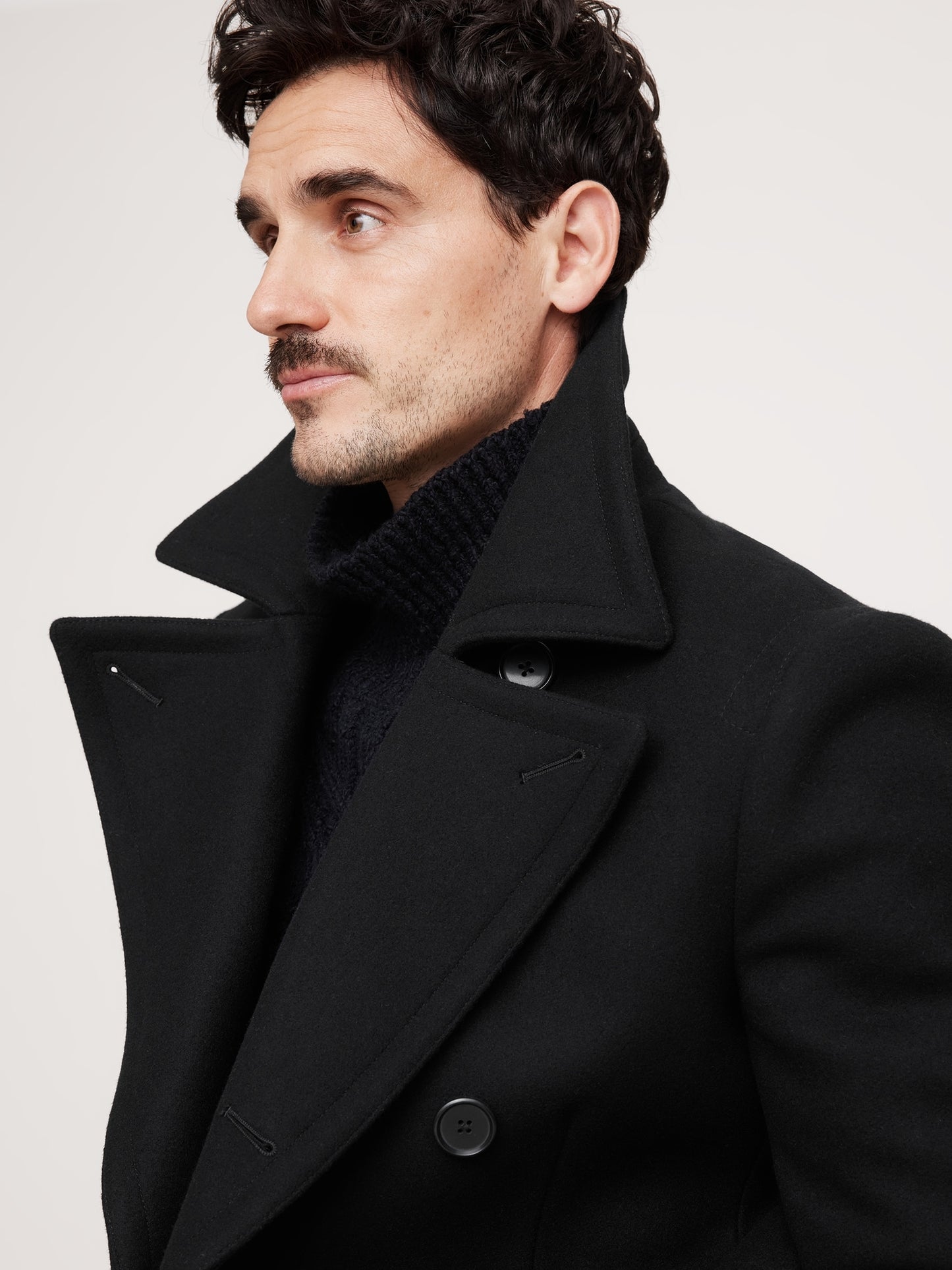 Italian Melton Peacoat