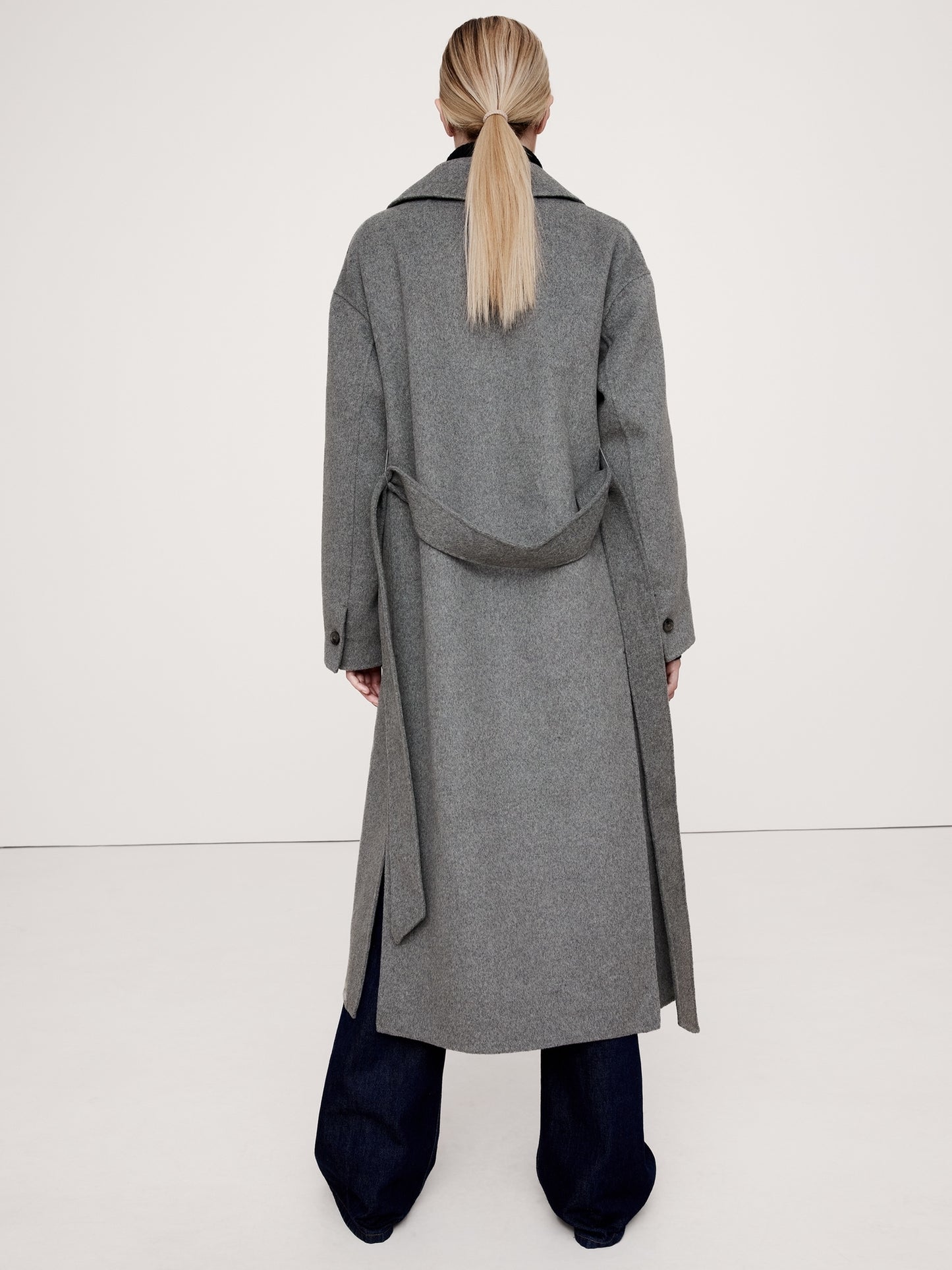 Double-Faced Wrap Coat