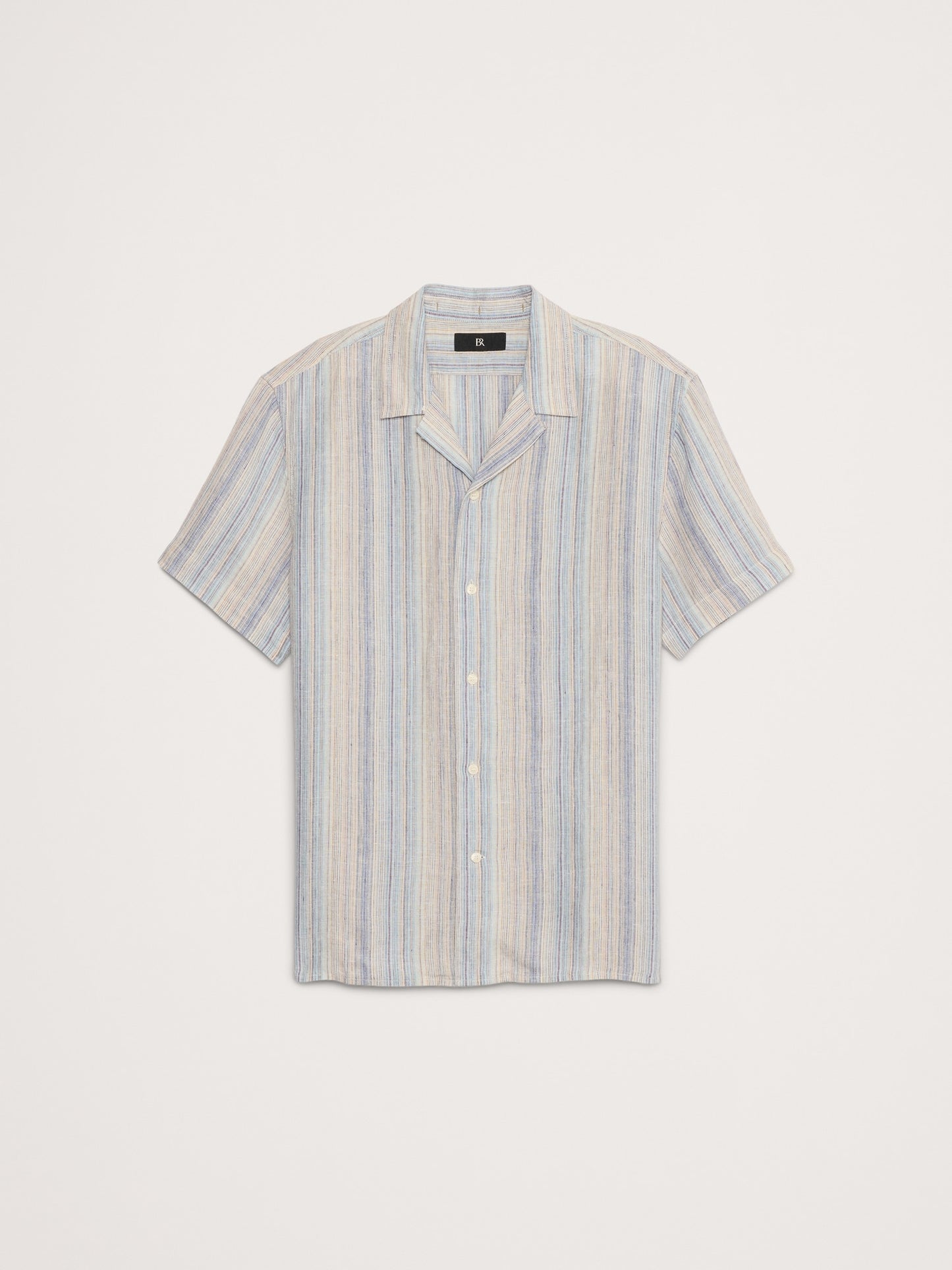 Standard-Fit Linen Resort Shirt