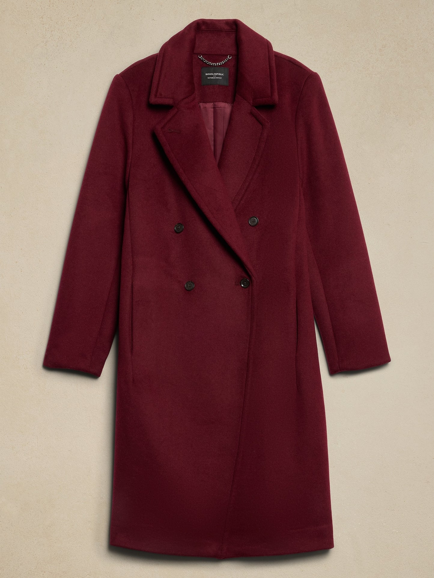 Wool-Blend Timeless Topcoat