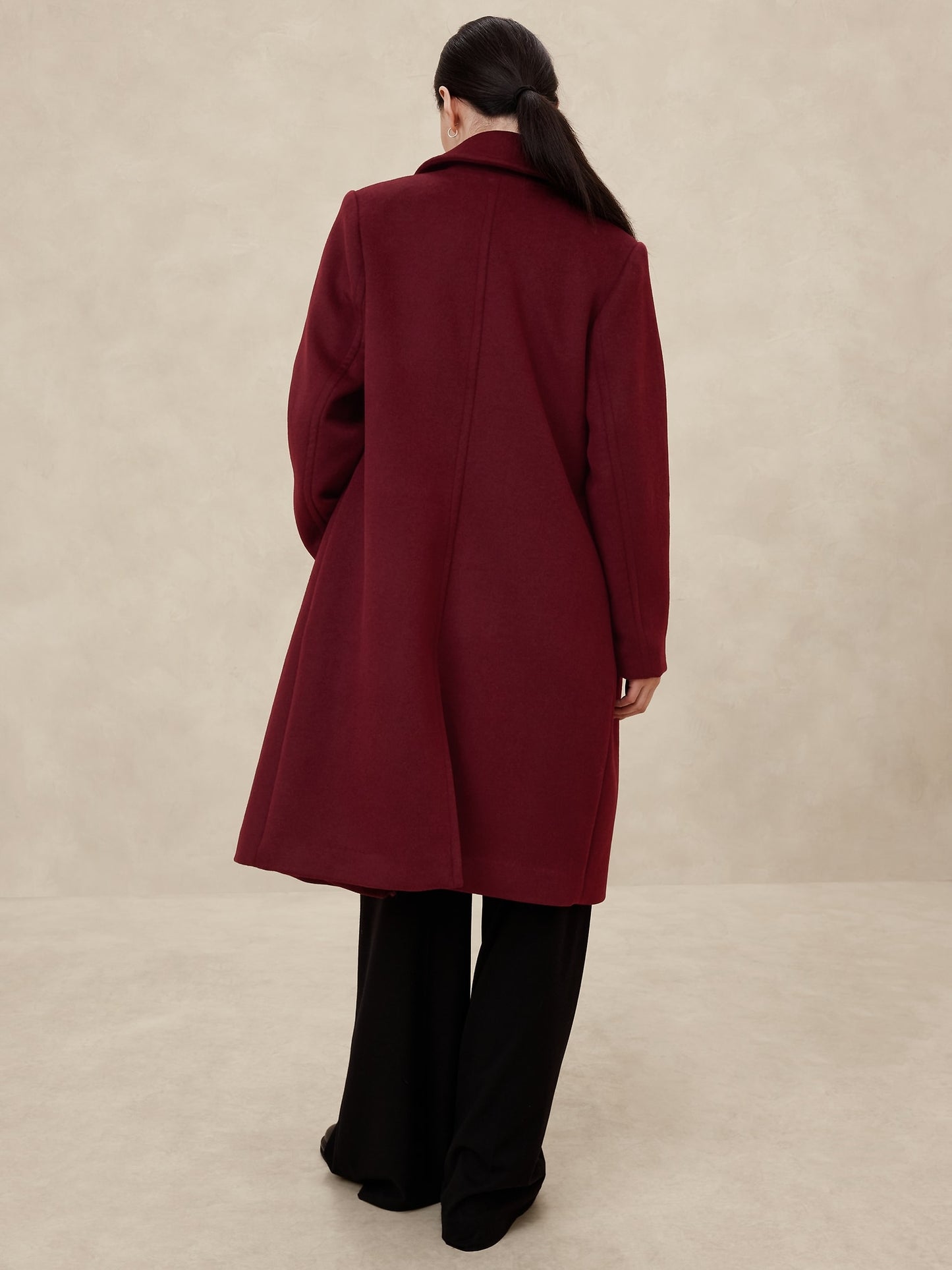 Wool-Blend Timeless Topcoat