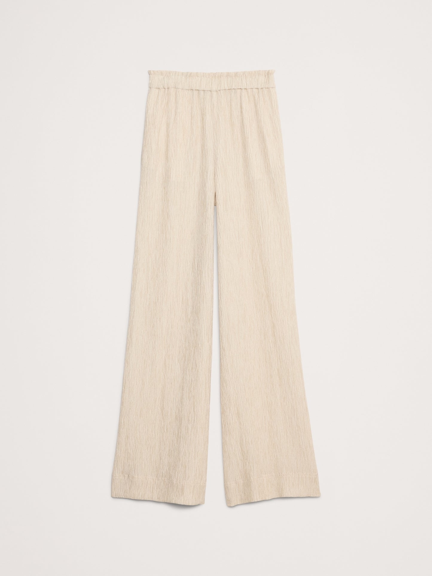 Crinkle Crepe Pull-On Pant