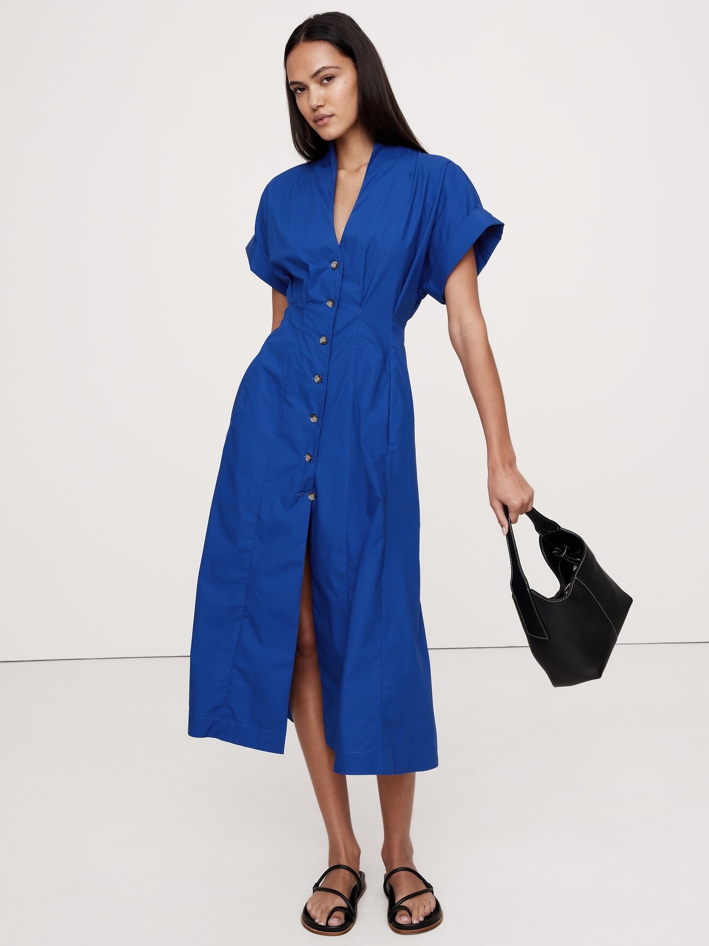 Poplin Shirt Dress