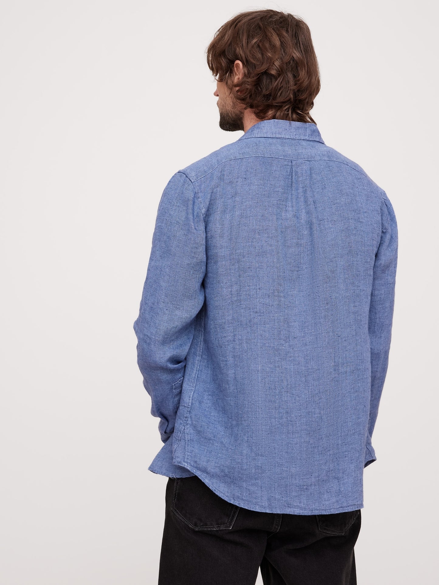 Slim-Fit Linen Shirt