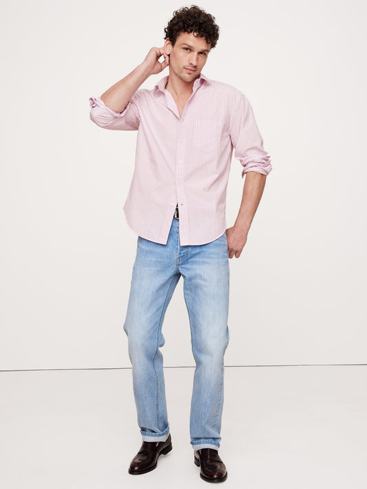 Relaxed-Fit Washed Poplin Shirt