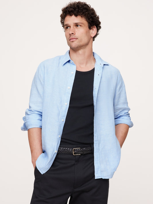 Slim Castello Linen Shirt