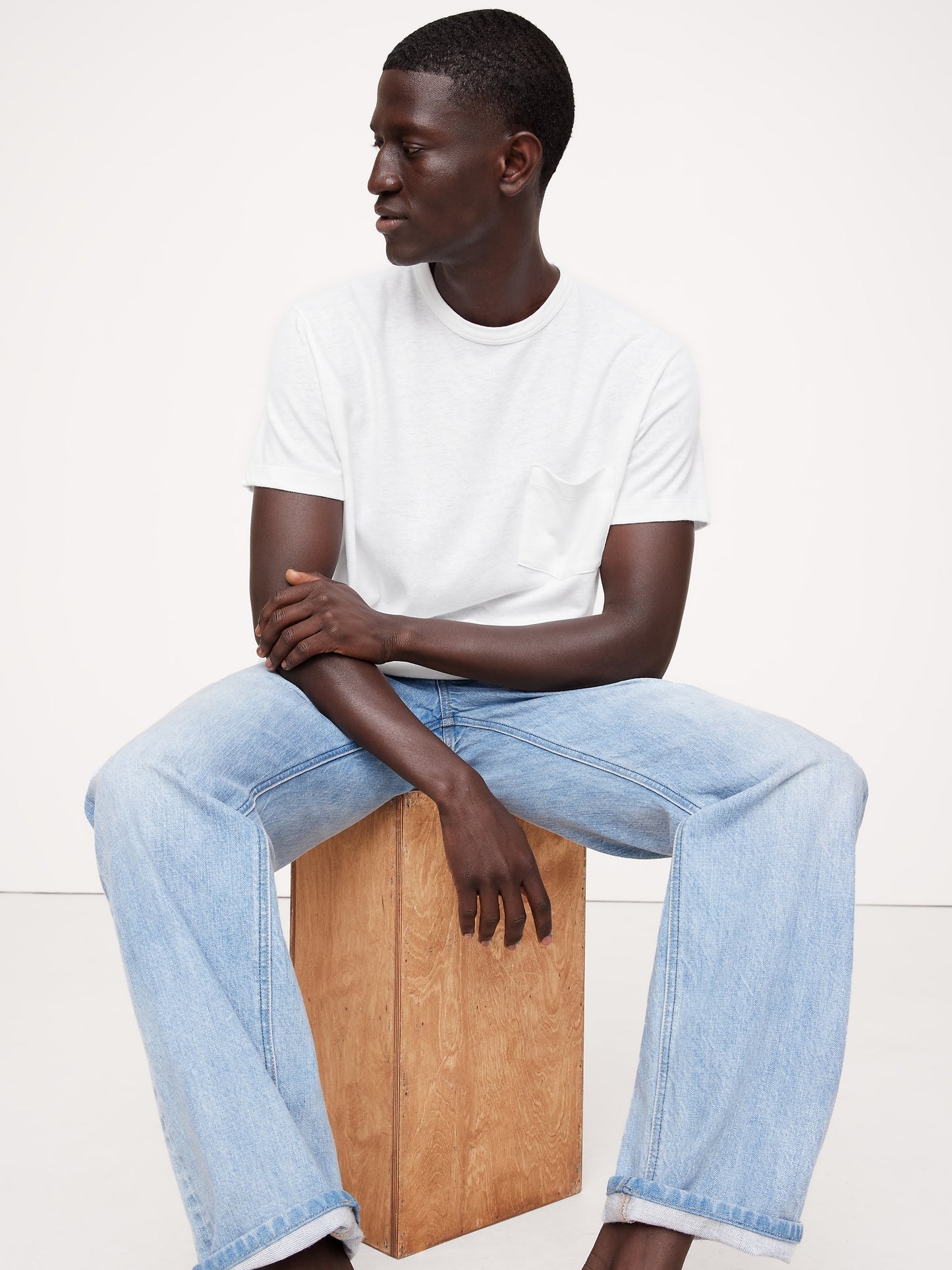 Relaxed Linen-Cotton T-Shirt