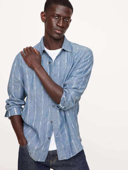 Standard-Fit Linen Shirt