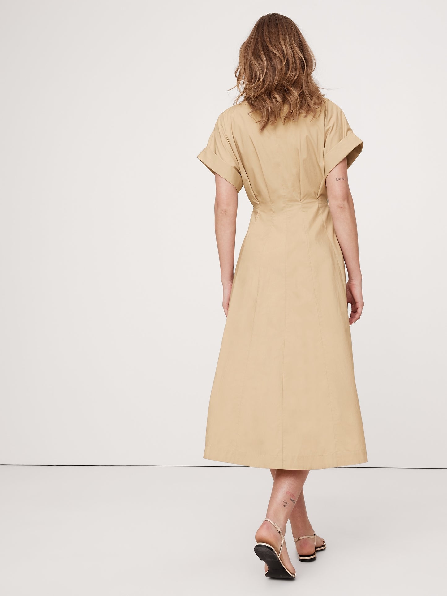 Poplin Shirt Dress