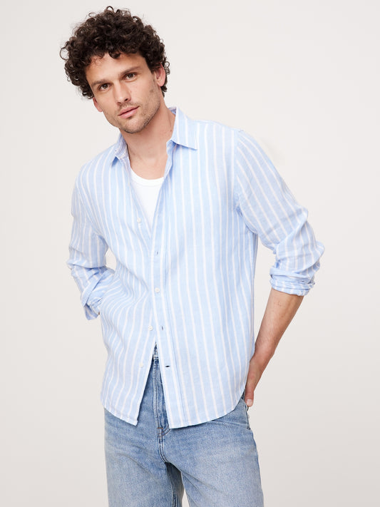 Standard-Fit Linen Shirt