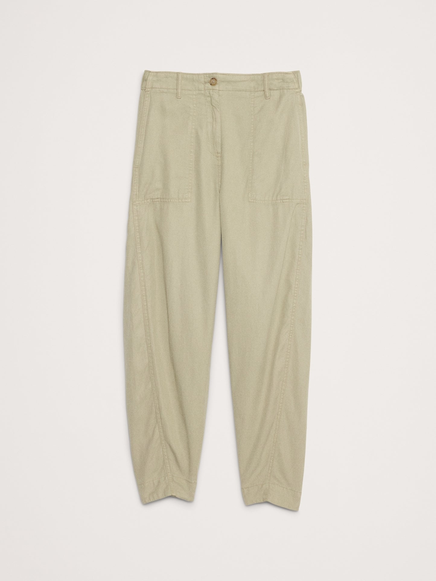 Soma High-Rise Barrel-Leg Pant