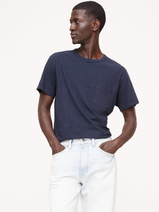 Relaxed Linen-Cotton T-Shirt