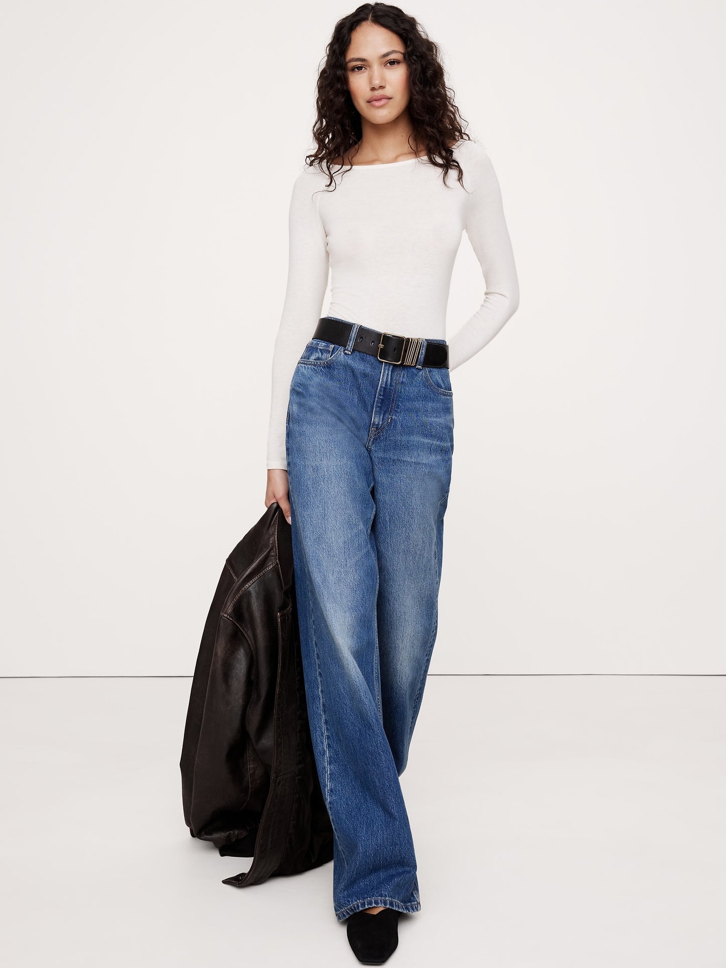 The Icon Classic Wide-Leg Jean